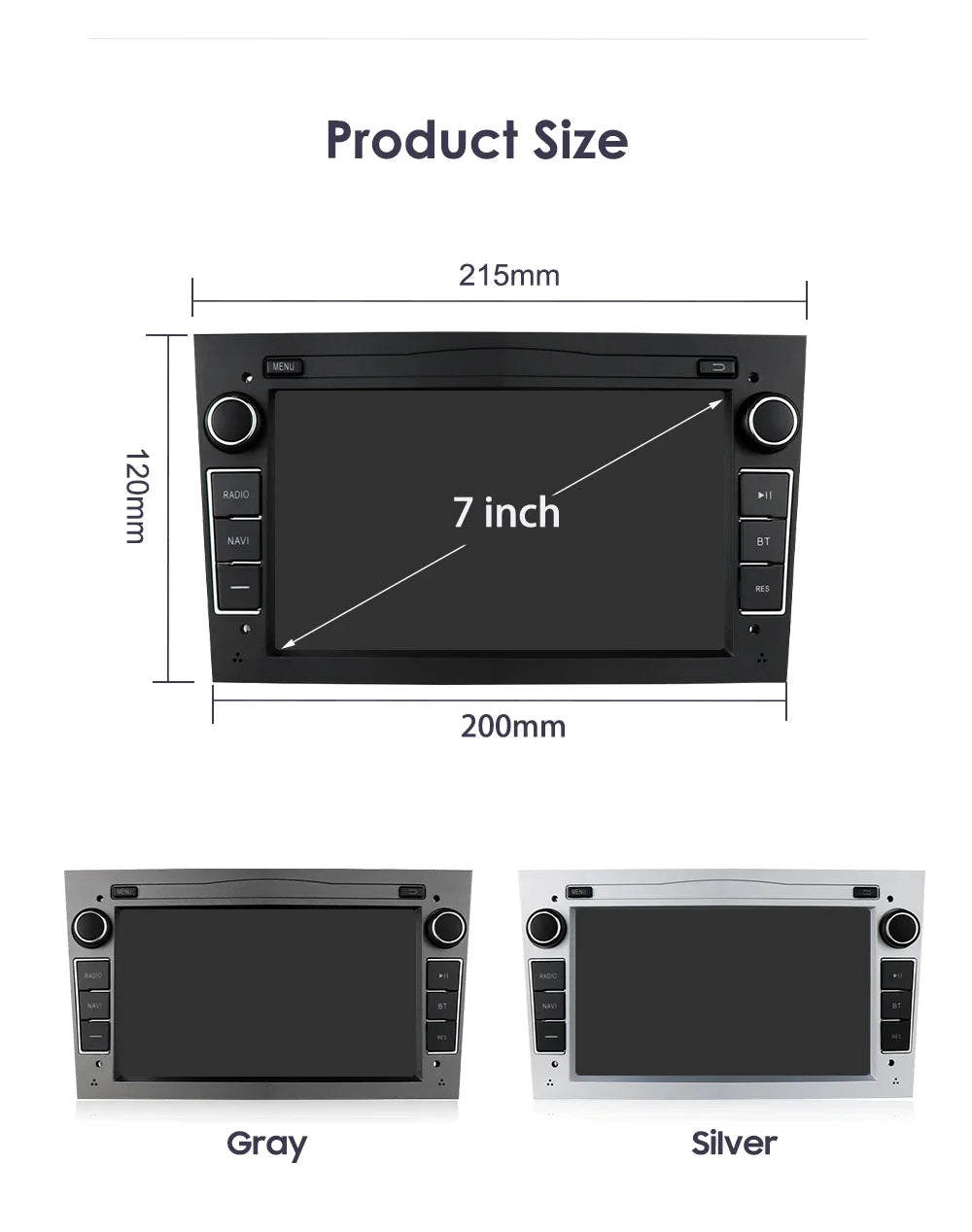 HIZPO 2Din 7inch Android Car Radio for Opel Astra H G J Zafira B Corsa C D Antara Vectra Vivaro GPS RDS DSP 4G CarPlay Autoradio