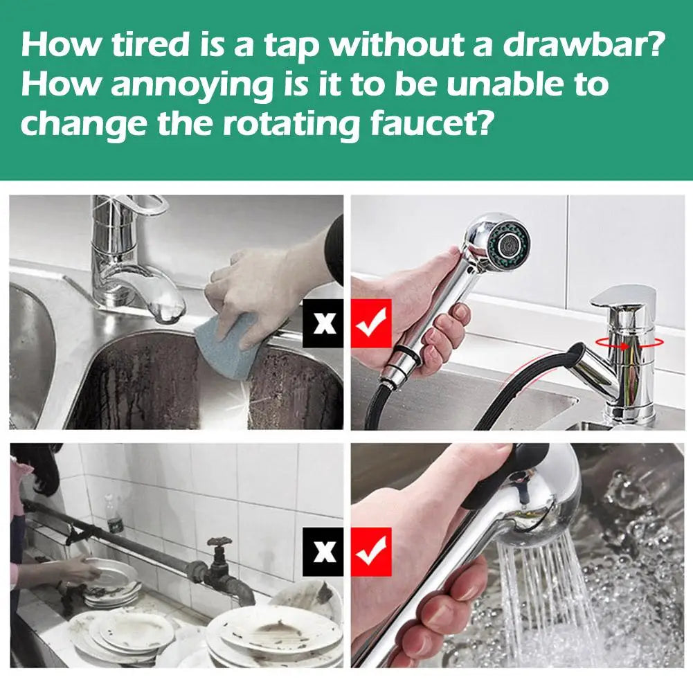 Kitchen Mixer Tap Spare Replacement Faucet Pull Out Spray Shower Head Setting Kitchen Accessories 2023 New