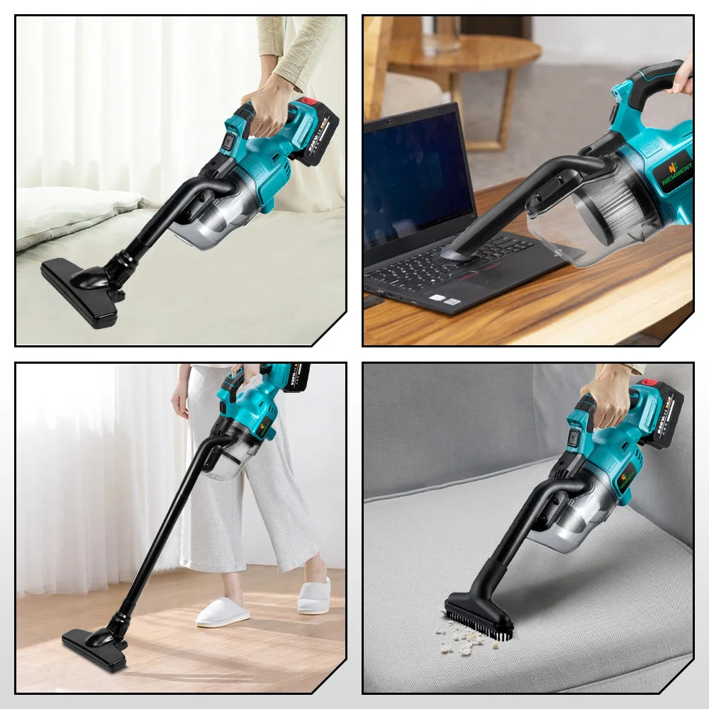 YOFIDRA 1000W Cordless Electric Vacuum Cleaner Efficient Rechargeable Dust Catcher Cleaning Power Tools For Makita Battery Pin